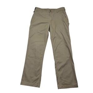 Duluth Trading Co 40 Grit Work Pants Khaki Standard Fit Men's 34x32